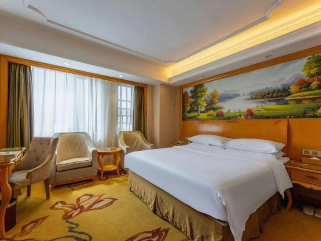 Bed in Vienna Hotel Wuhan Hankou North Avenue Sijimei Farmers Market