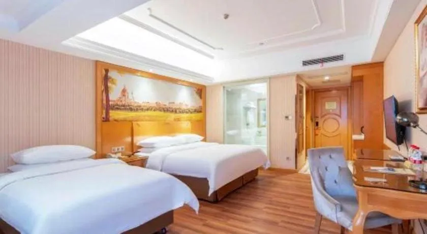 Bed in Vienna Hotel Wuhan Hankou North Avenue Sijimei Farmers Market