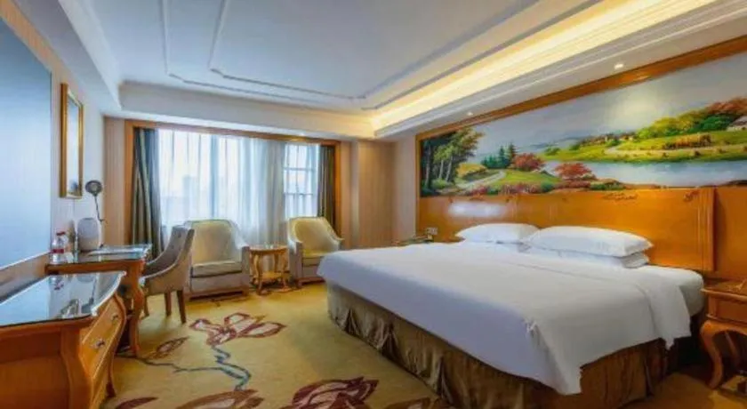 Bed in Vienna Hotel Wuhan Hankou North Avenue Sijimei Farmers Market