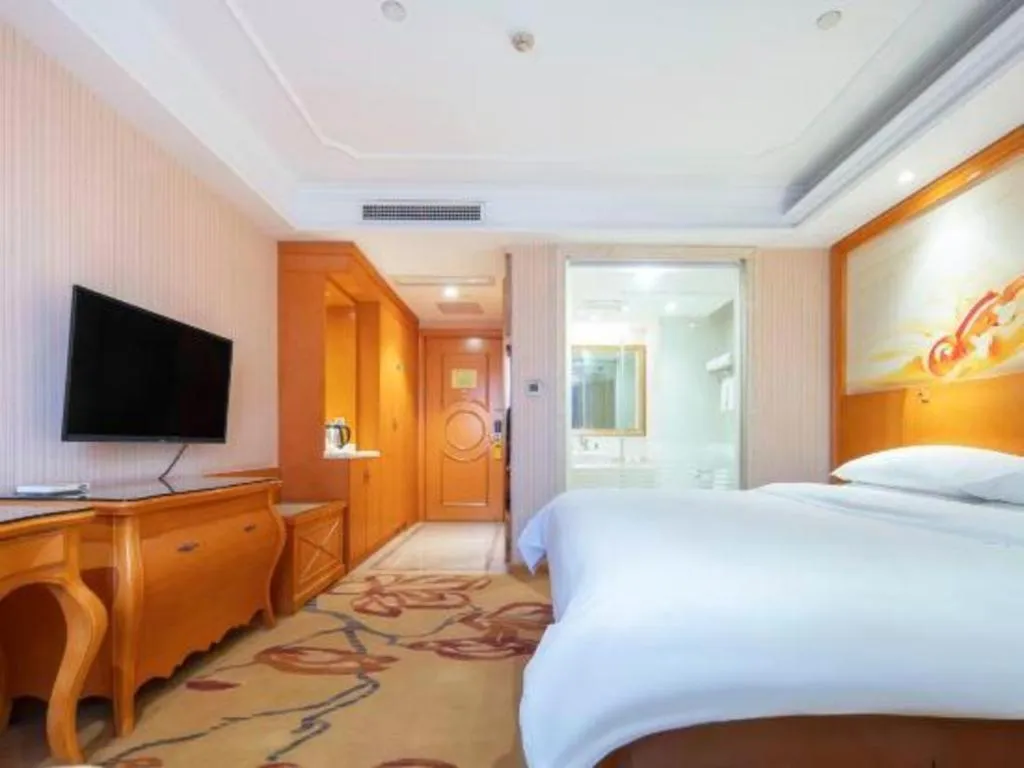 Bed in Vienna Hotel Wuhan Hankou North Avenue Sijimei Farmers Market