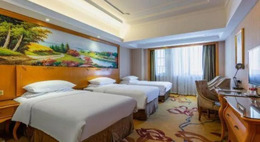 Bed in Vienna Hotel Wuhan Hankou North Avenue Sijimei Farmers Market