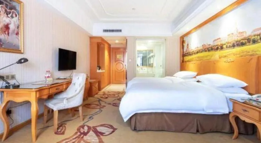 Bed in Vienna Hotel Wuhan Hankou North Avenue Sijimei Farmers Market