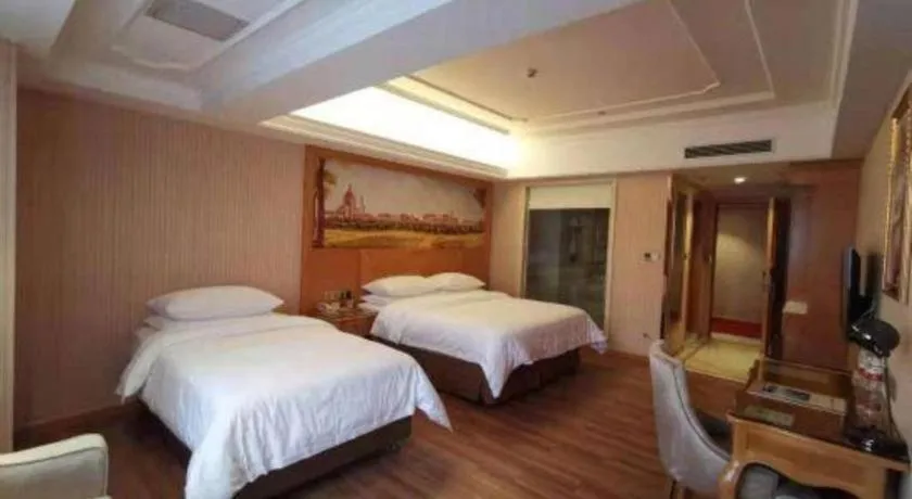 Bed in Vienna Hotel Wuhan Hankou North Avenue Sijimei Farmers Market