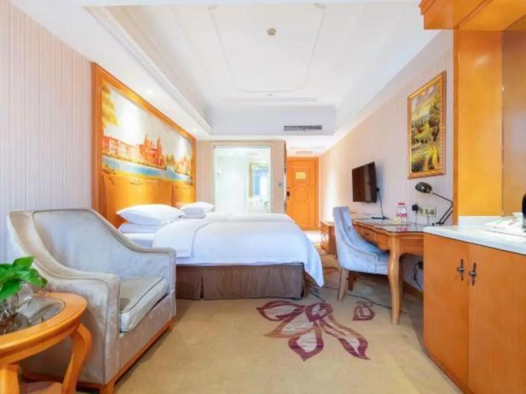 Bed in Vienna Hotel Wuhan Hankou North Avenue Sijimei Farmers Market