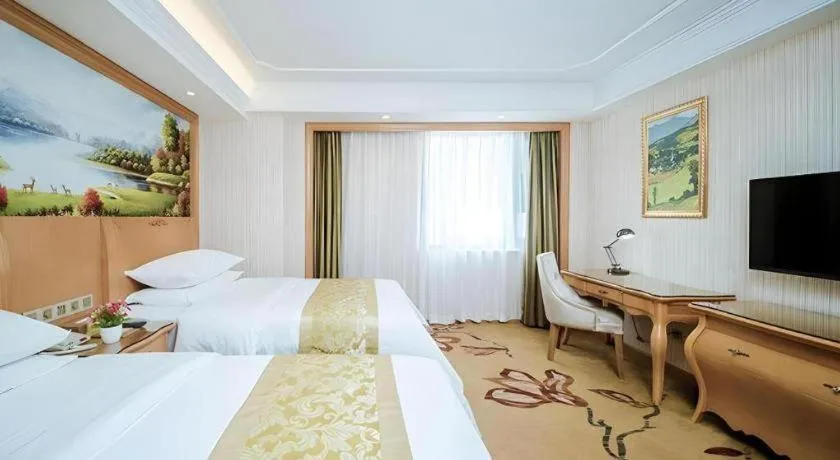 Bed in Vienna Hotel Wuhan Hankou North Avenue Sijimei Farmers Market