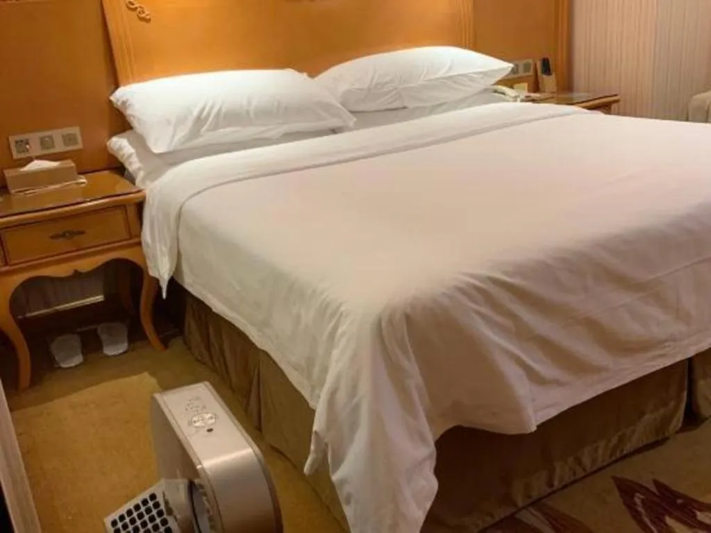 Bed in Vienna Hotel Wuhan Hankou North Avenue Sijimei Farmers Market