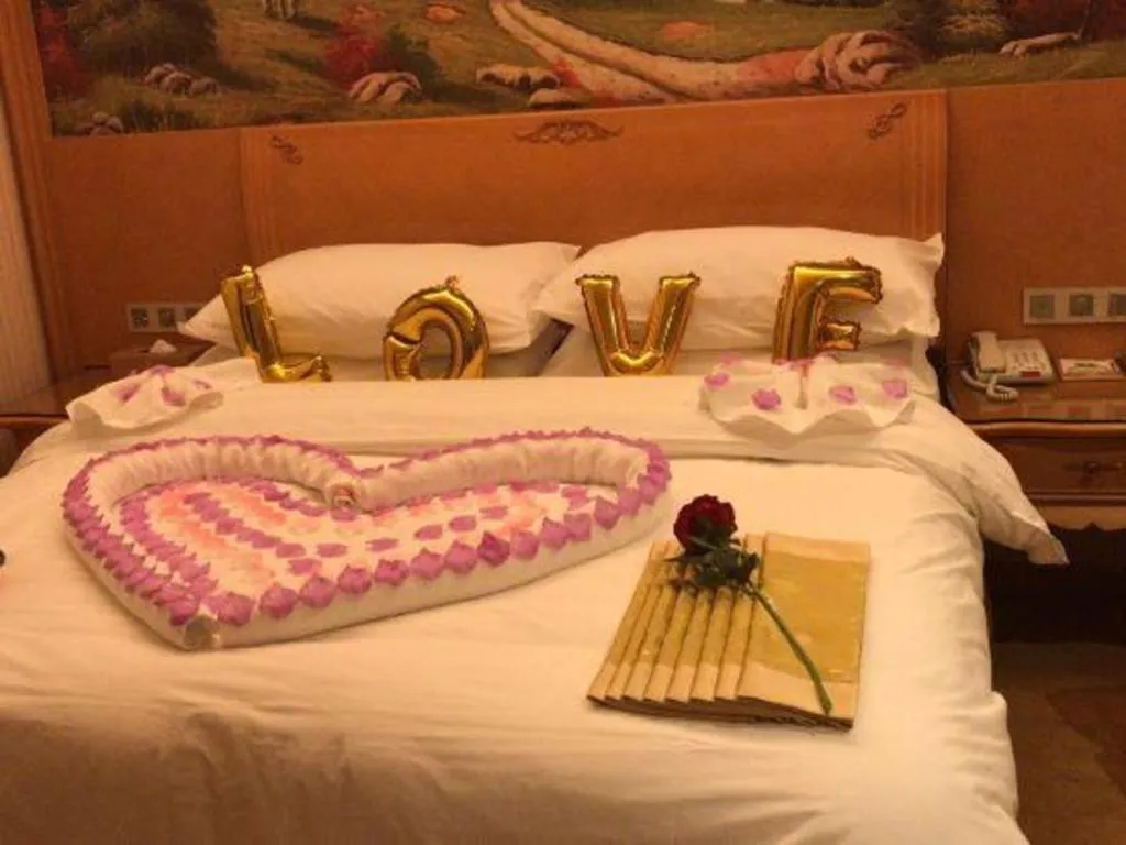Bed in Vienna Hotel Wuhan Hankou North Avenue Sijimei Farmers Market
