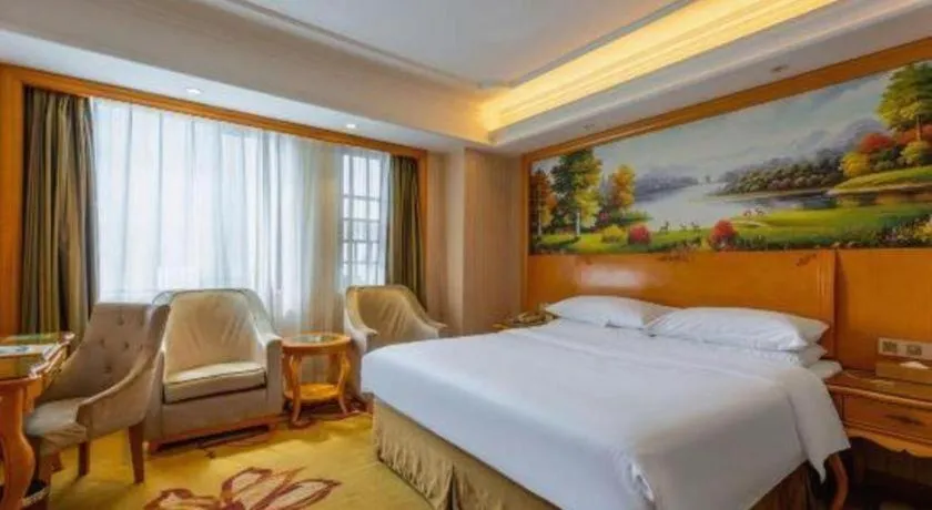 Bed in Vienna Hotel Wuhan Hankou North Avenue Sijimei Farmers Market