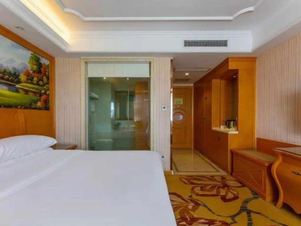 Bed in Vienna Hotel Wuhan Hankou North Avenue Sijimei Farmers Market