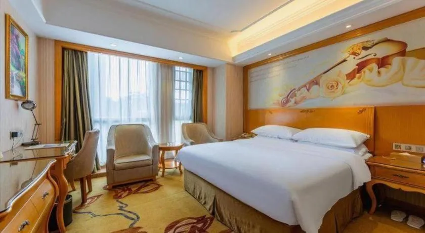 Bed in Vienna Hotel Wuhan Hankou North Avenue Sijimei Farmers Market