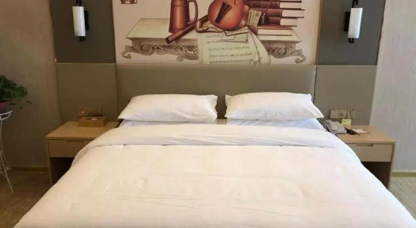 Bed in Vienna Hotel Anhui Taihe Baitai Xingma International
