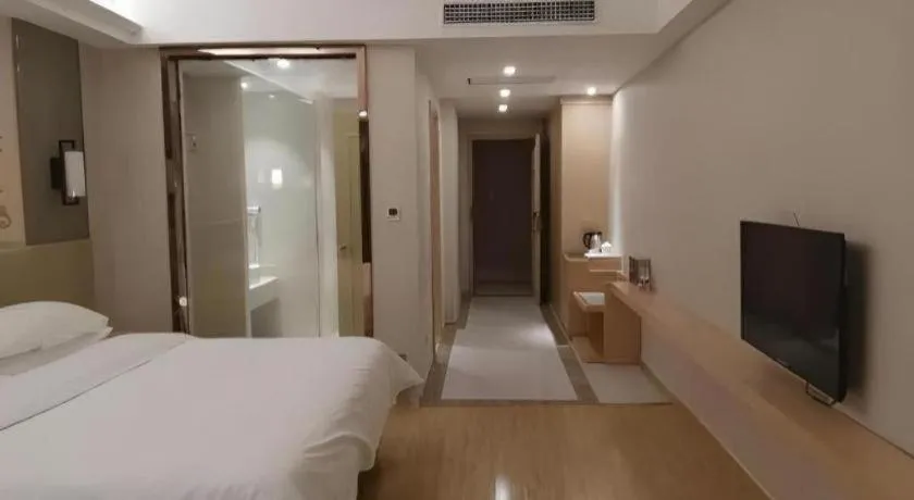 Bed in Vienna Hotel Anhui Taihe Baitai Xingma International