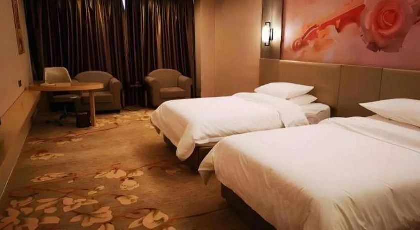 Bed in Vienna Hotel Anhui Taihe Baitai Xingma International