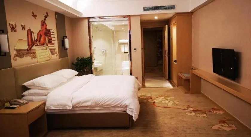 Bed in Vienna Hotel Anhui Taihe Baitai Xingma International