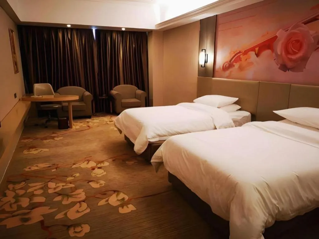 Bed in Vienna Hotel Anhui Taihe Baitai Xingma International