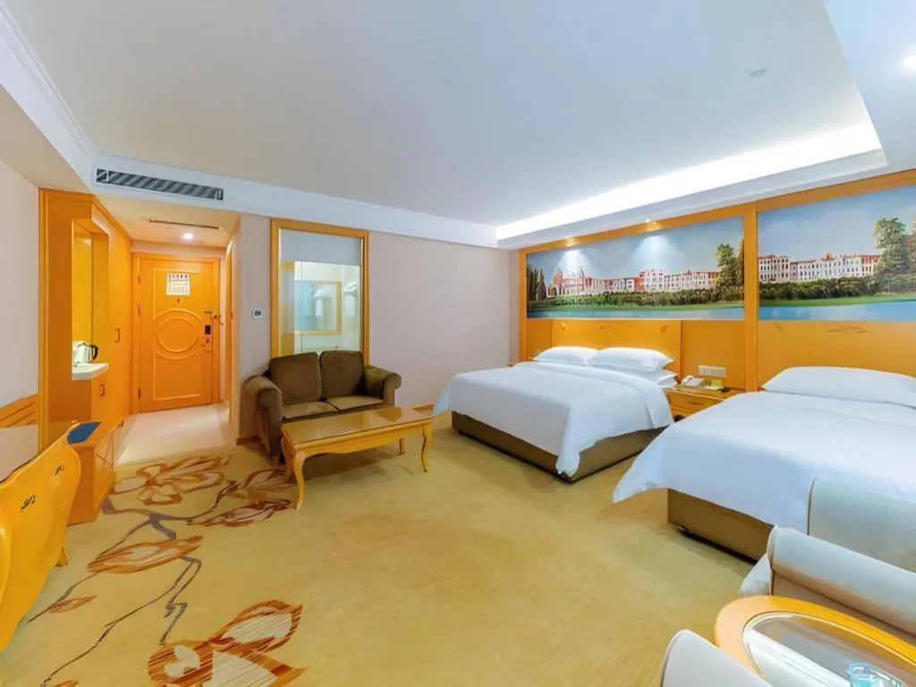 Bed in Vienna Hotel Guangdong Boluo Fu Mountain Scenic Spot