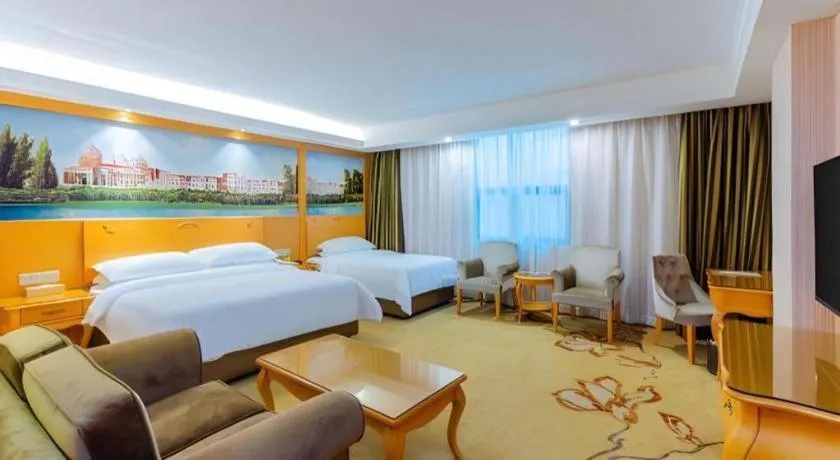 Bed in Vienna Hotel Guangdong Boluo Fu Mountain Scenic Spot