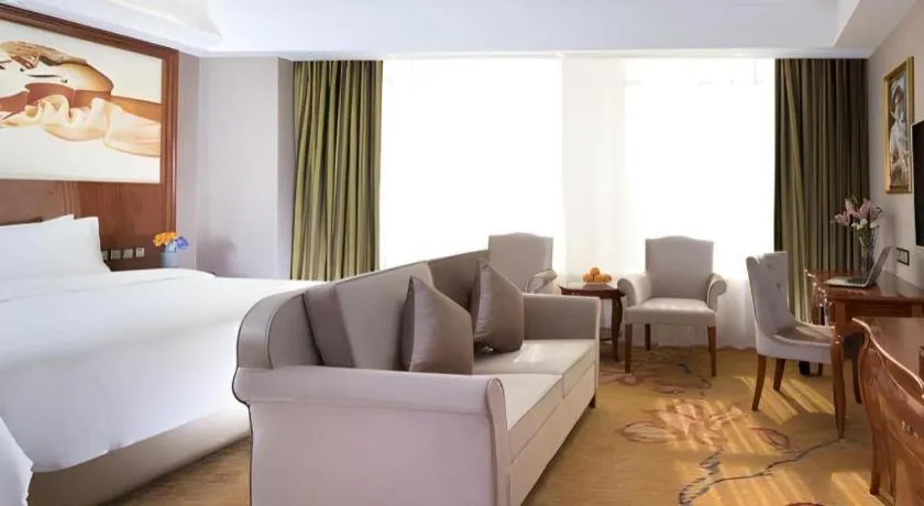 Bed in Vienna Hotel Guangdong Boluo Fu Mountain Scenic Spot