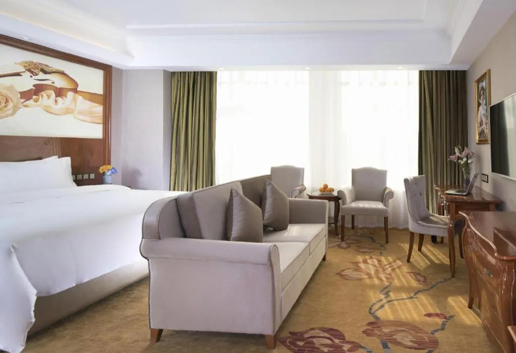 Bed in Vienna Hotel Guangdong Boluo Fu Mountain Scenic Spot