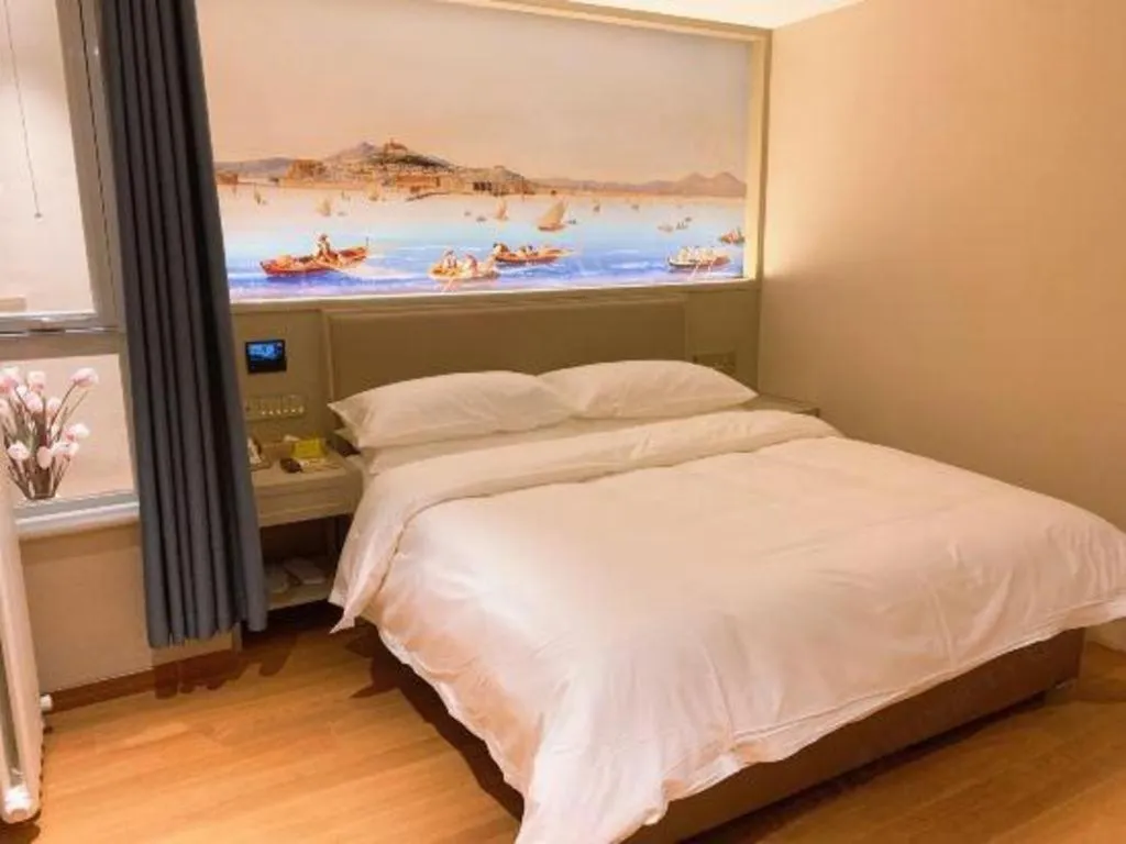 Bed in Vienna Hotel Beijing Changping Metro Station