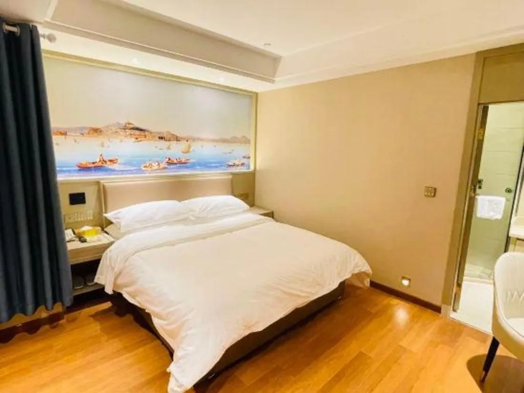 Bed in Vienna Hotel Beijing Changping Metro Station