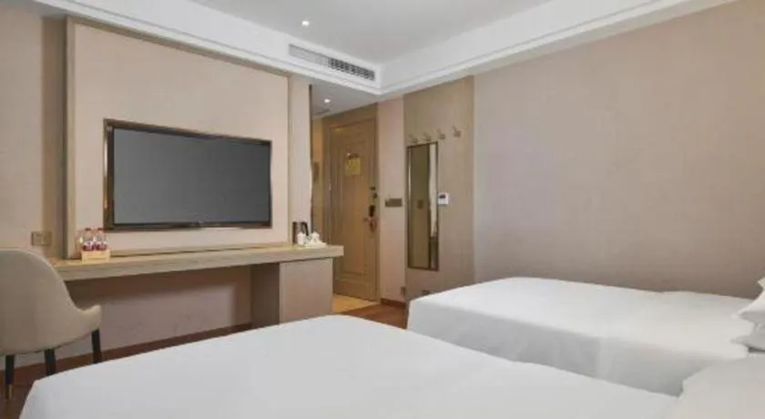 Bed in Vienna Hotel Beijing Changping Metro Station