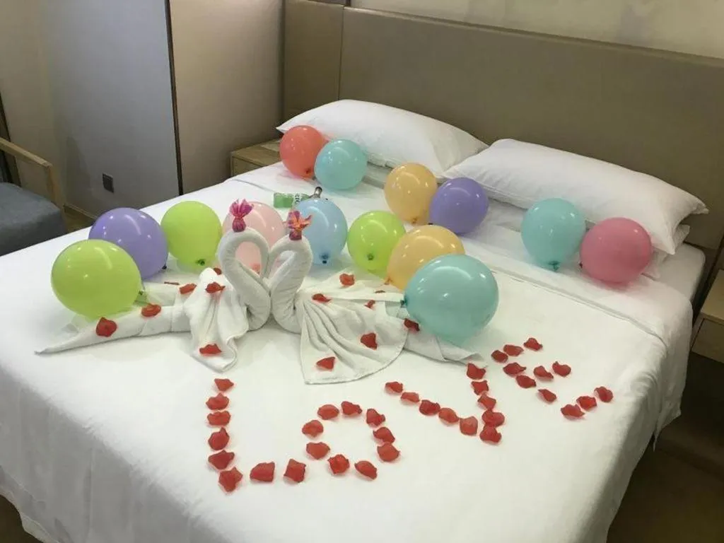 Bed in Vienna Hotel Beijing Changping Metro Station