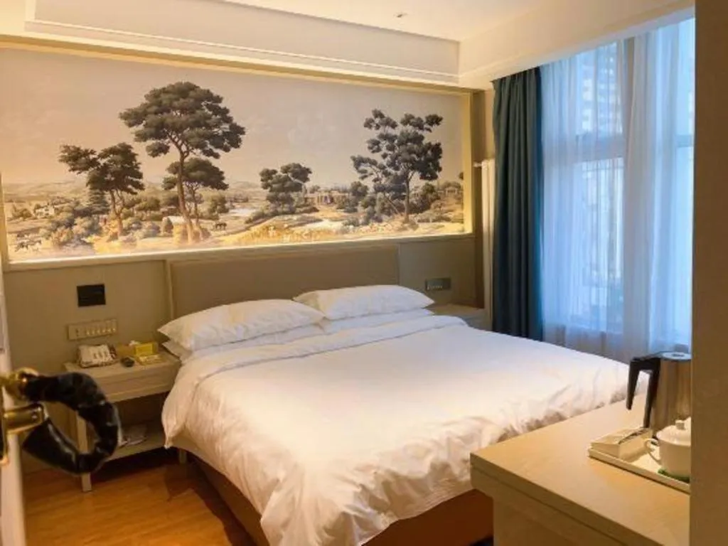 Bed in Vienna Hotel Beijing Changping Metro Station