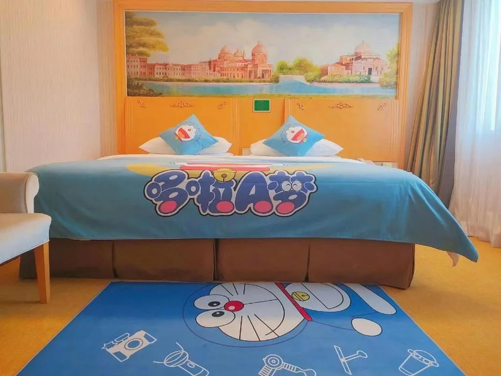 Bed in Vienna Hotel Guangxi Beiliu Passenger Station