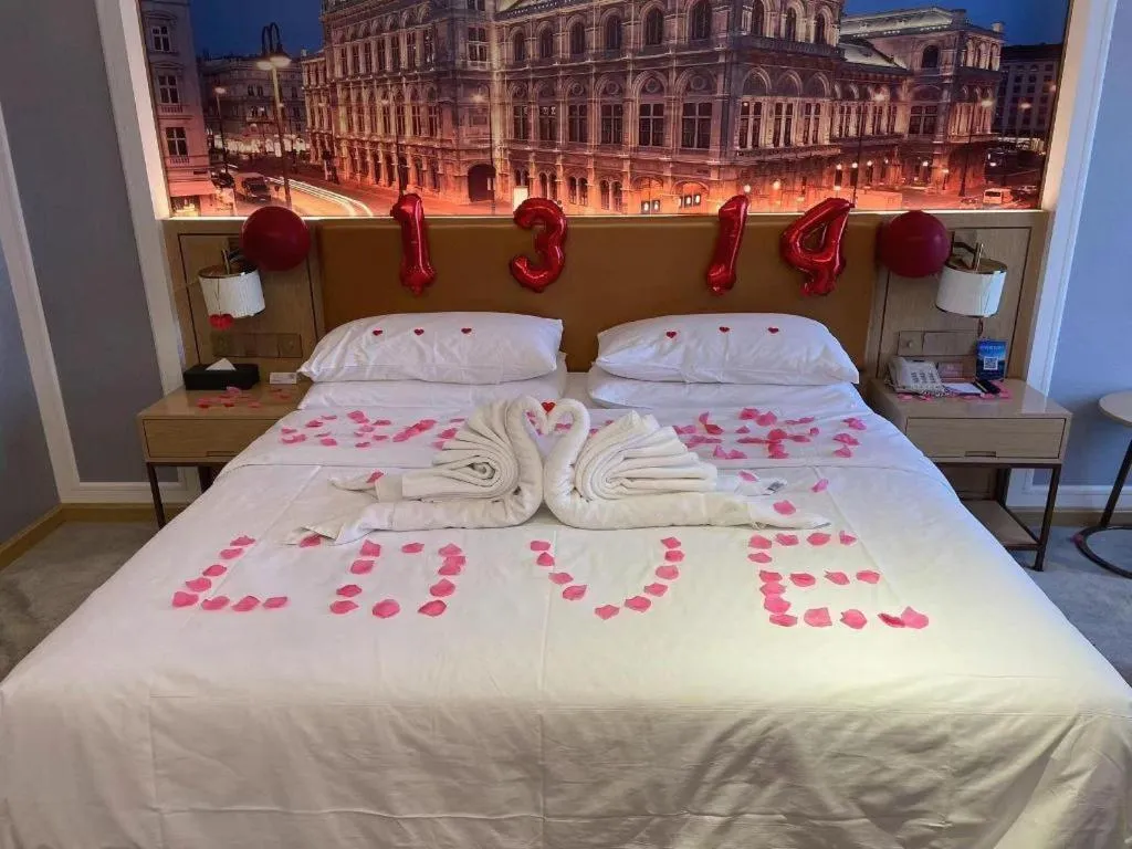 Bed in Vienna Hotel Anhui Bengbu Free Trade Zone