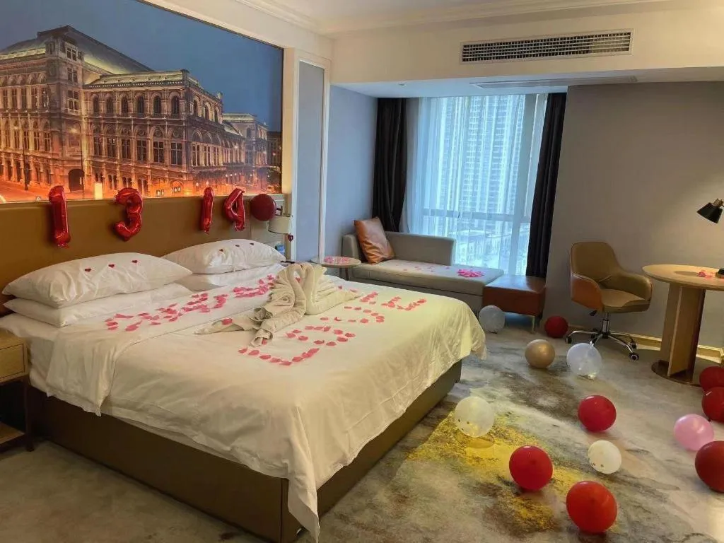 Bed in Vienna Hotel Anhui Bengbu Free Trade Zone