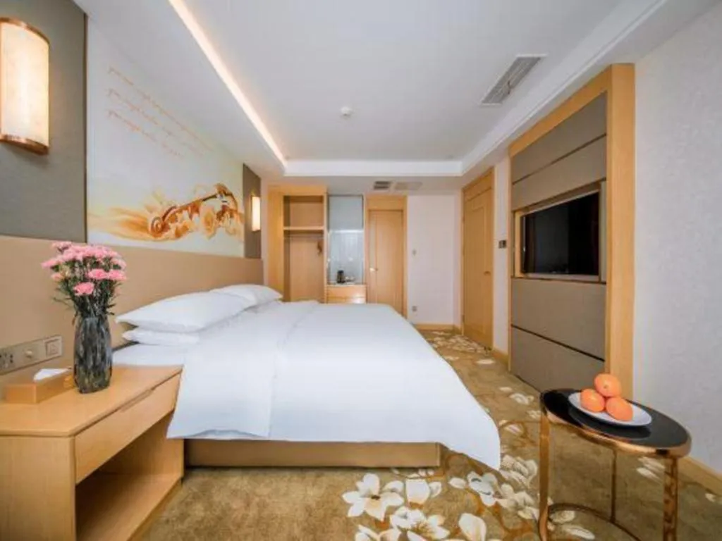 Bed in Vienna Hotel Wuhan Wenhua Avenue Jiangxia Keting Metro Station