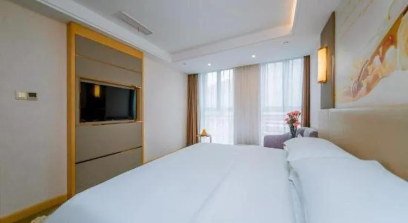 Bed in Vienna Hotel Wuhan Wenhua Avenue Jiangxia Keting Metro Station