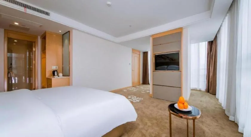 Bed in Vienna Hotel Wuhan Wenhua Avenue Jiangxia Keting Metro Station