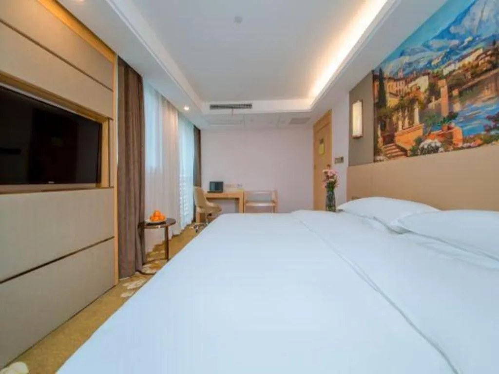 Bed in Vienna Hotel Wuhan Wenhua Avenue Jiangxia Keting Metro Station