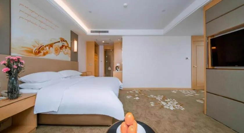 Bed in Vienna Hotel Wuhan Wenhua Avenue Jiangxia Keting Metro Station