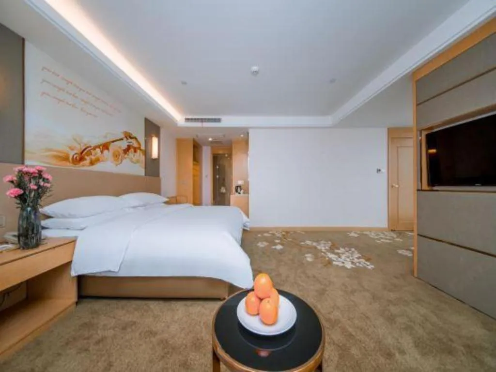 Bed in Vienna Hotel Wuhan Wenhua Avenue Jiangxia Keting Metro Station