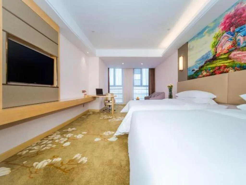 Bed in Vienna Hotel Wuhan Wenhua Avenue Jiangxia Keting Metro Station