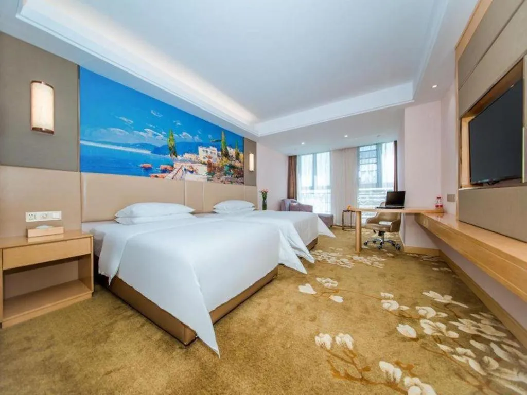 Bed in Vienna Hotel Wuhan Wenhua Avenue Jiangxia Keting Metro Station