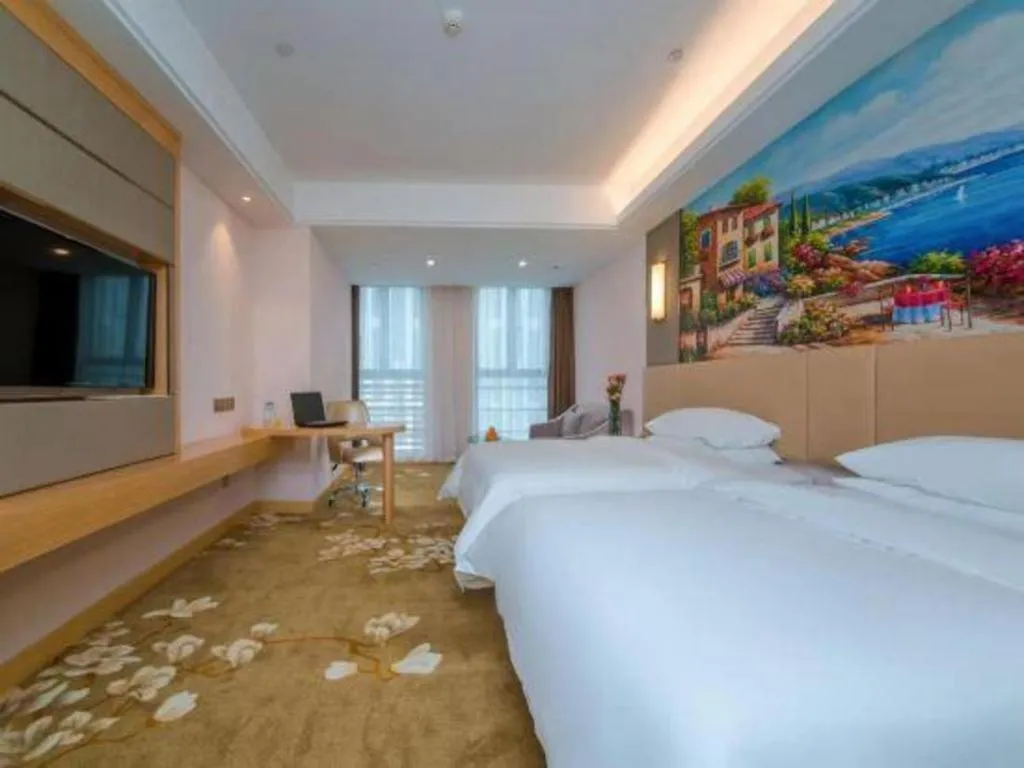 Bed in Vienna Hotel Wuhan Wenhua Avenue Jiangxia Keting Metro Station