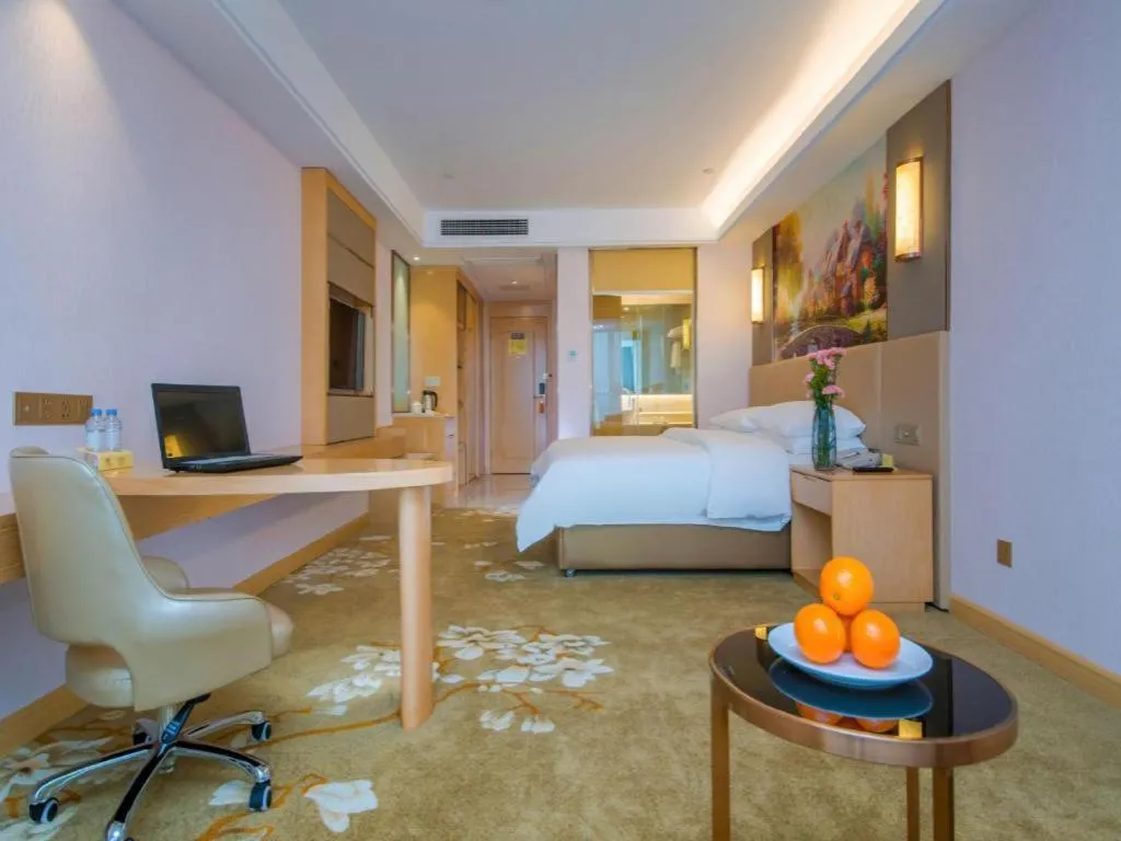 Bed in Vienna Hotel Wuhan Wenhua Avenue Jiangxia Keting Metro Station