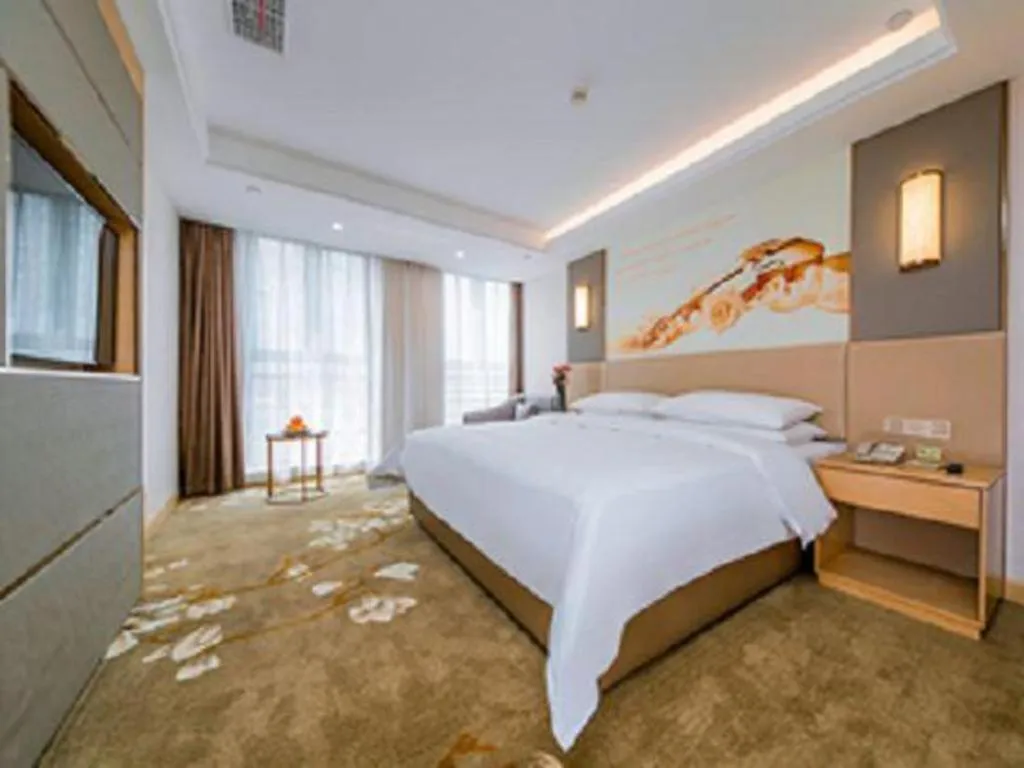 Bed in Vienna Hotel Wuhan Wenhua Avenue Jiangxia Keting Metro Station