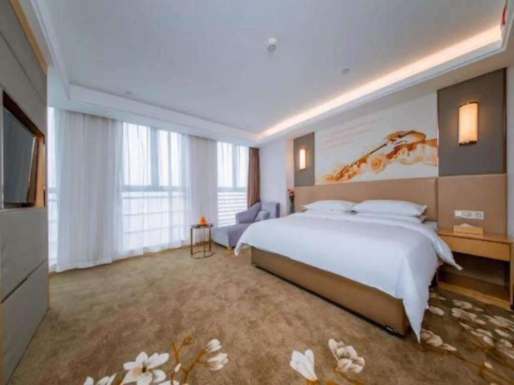 Bed in Vienna Hotel Wuhan Wenhua Avenue Jiangxia Keting Metro Station