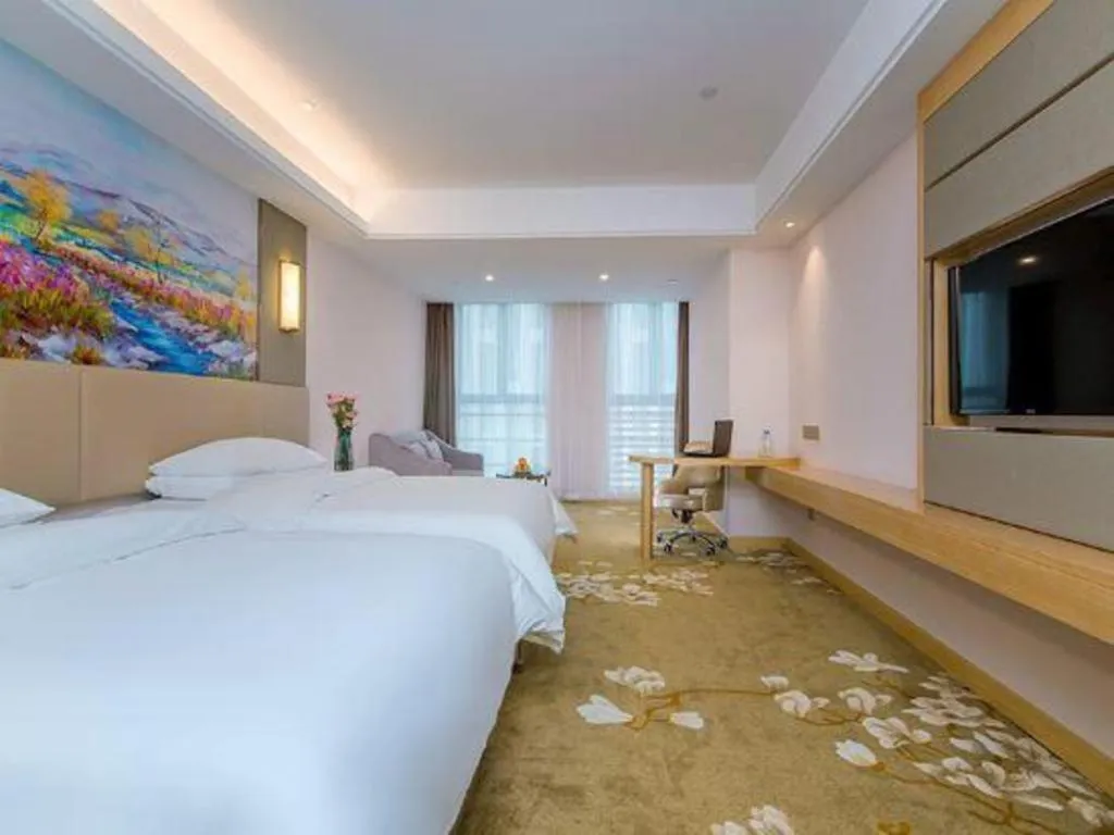 Bed in Vienna Hotel Wuhan Wenhua Avenue Jiangxia Keting Metro Station