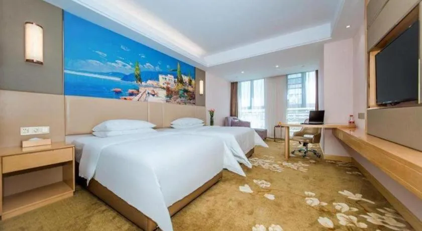 Bed in Vienna Hotel Wuhan Wenhua Avenue Jiangxia Keting Metro Station