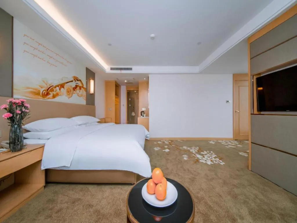 Bed in Vienna Hotel Wuhan Wenhua Avenue Jiangxia Keting Metro Station