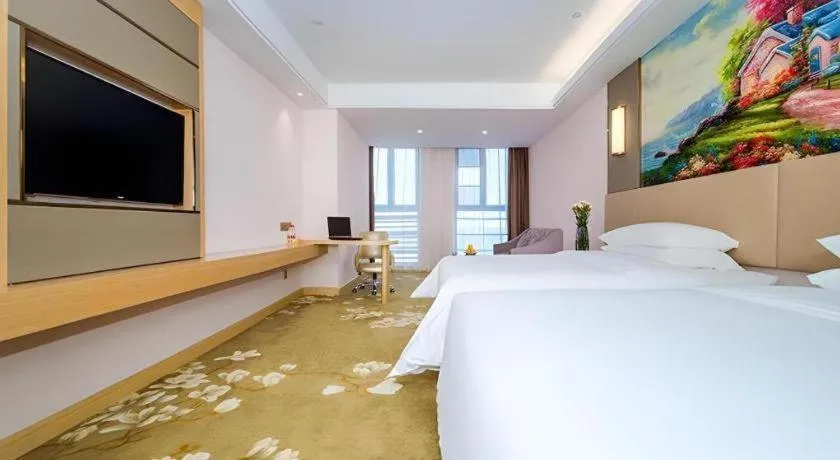 Bed in Vienna Hotel Wuhan Wenhua Avenue Jiangxia Keting Metro Station