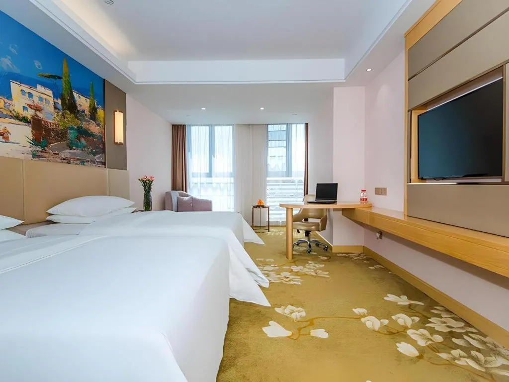 Bed in Vienna Hotel Wuhan Wenhua Avenue Jiangxia Keting Metro Station