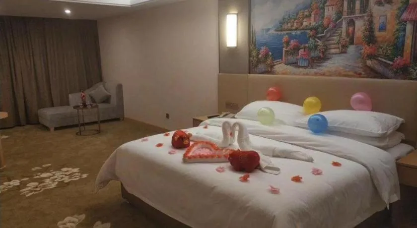 Bed in Vienna Hotel Wuhan Wenhua Avenue Jiangxia Keting Metro Station