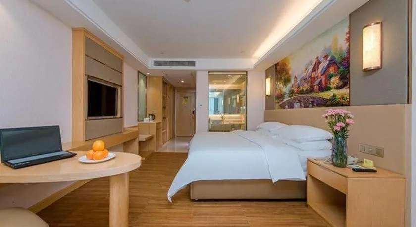 Bed in Vienna Hotel Wuhan Wenhua Avenue Jiangxia Keting Metro Station